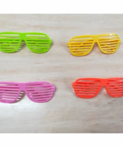 Trademart Neon Shutter Shades Glasses - Asst Colors Accessoriesc