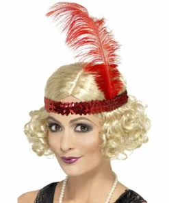 Smiffys Ladies Blonde Charleston Wig 1920's