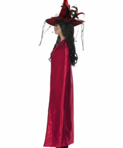 Smiffys Ladies Reversible Cape Red And Black Capes & Cloaks