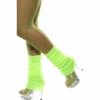 Smiffys Accessoriesc Fluro Green Legwarmers - 80s
