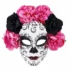 Tomfoolery Lili Day Of The Dead Flower Face Mask 2 Tomfoolery Lili Day Of The Dead Flower Face Mask