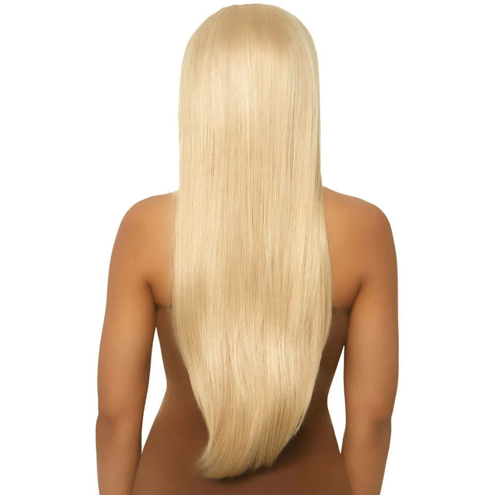 Tomfoolery Long Straight Centre Part Wig - Blonde - Leg Avenue Wigsc 4 Tomfoolery Long Straight Centre Part Wig - Blonde - Leg Avenue Wigsc