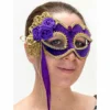 Tomfoolery Purple And Gold Mask Masks