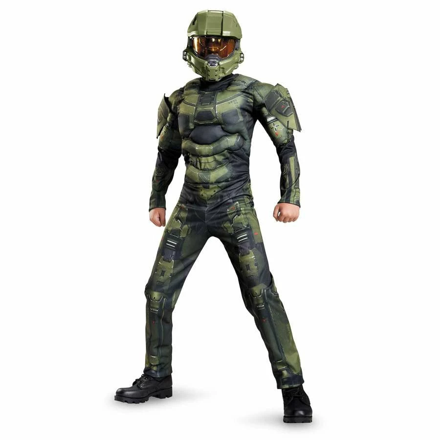 Disguise Costumes Boys Costumes Master Chief Classic Muscle Boys Costume From Halo 3 Disguise Costumes Boys Costumes Master Chief Classic Muscle Boys Costume From Halo