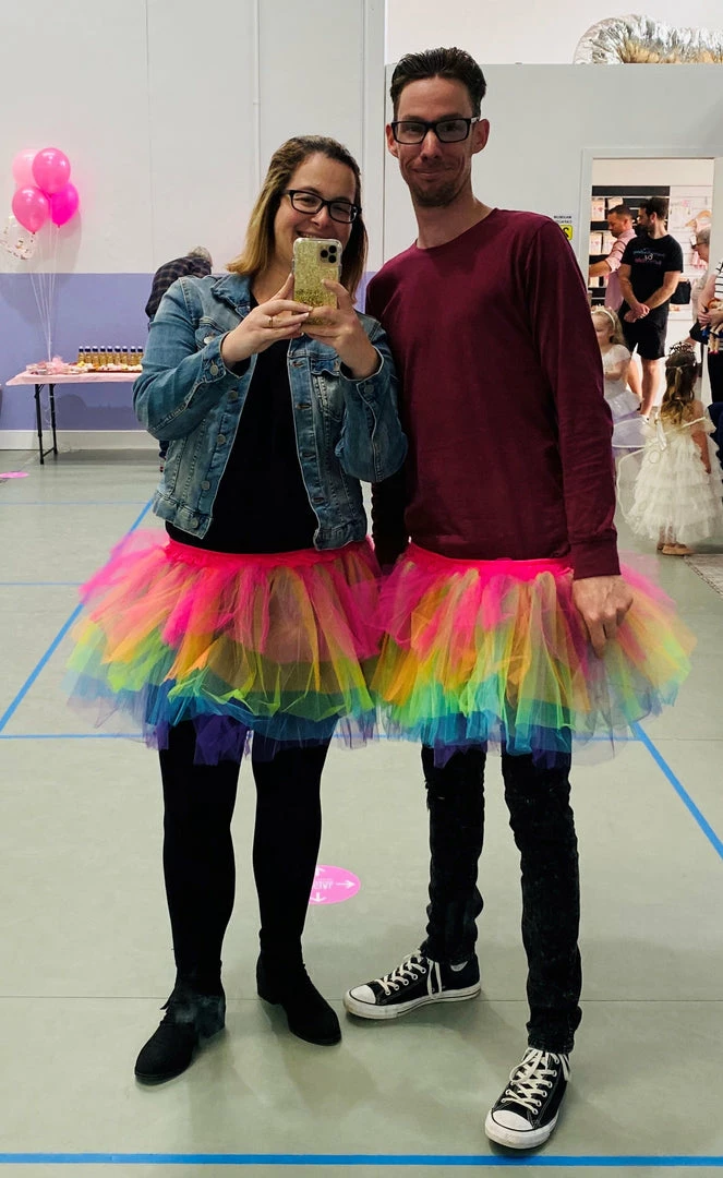 Swedia's Ladiesc Rainbow Tulle Tutu - Adults 4 Swedia's Ladiesc Rainbow Tulle Tutu - Adults