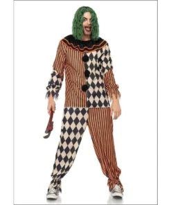 Tomfoolery Mensc Men's Creepy Circus Clown Costume - Leg Avenue