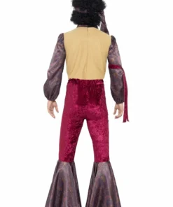 Smiffys Mensc 1970s Psychedelic Rocker Costume With Flares