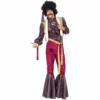 Smiffys Mensc 1970s Psychedelic Rocker Costume With Flares