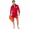 Smiffys Baywatch Mens Lifeguard Costume - Short Shorts And Jacket