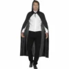 Smiffys Adult Black Hooded Cape