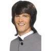 Smiffys 60s Male Mod Wig-Brown