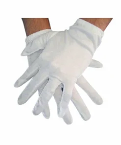 Carnival Products Christmas & New Year Mens Gloves-Short White