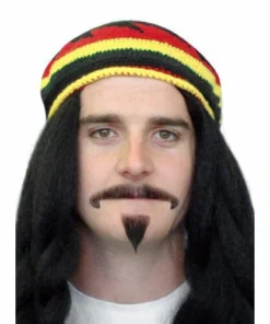 Carnival Products Facial Hair Moustache 2 Pc With Goatee