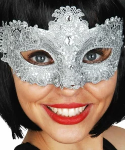 Tomfoolery Crystal Lace Eye Mask - Asst Colors