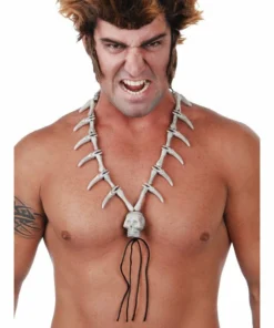 Tomfoolery Necklace With Skull And Teeth Pendant Accessoriesc