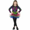Rubie's Deerfield Girls Costumes Neon Skeleton Long Sleeve Tutu Halloween Childs Dress