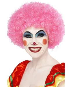 Smiffys Crazy Pink Clown Wig Circus & Clowns