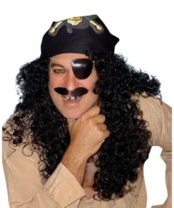 Carnival Products Pirates Pirate Wig With Bandanna
