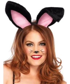 Tomfoolery Plush Bunny Ears - Black Easter