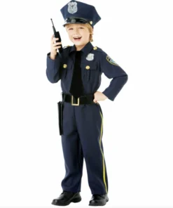 Amscan Police Officer Costume - Boys 8-10 Years