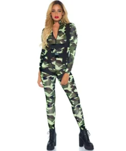 Tomfoolery Pretty Camo Paratrooper Ladies Costume - Leg Avenue Ladiesc