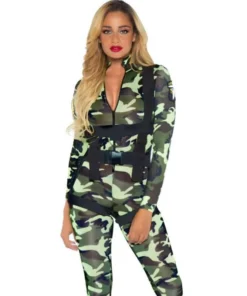 Tomfoolery Pretty Camo Paratrooper Ladies Costume - Leg Avenue Ladiesc