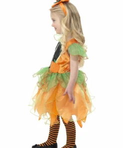Smiffys Girls Costumes Pumpkin Fairy Costume - Child