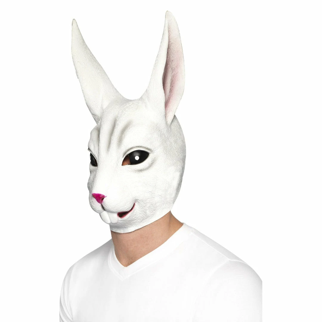 Smiffys Rabbit Mask - Latex Easter 3 Smiffys Rabbit Mask - Latex Easter