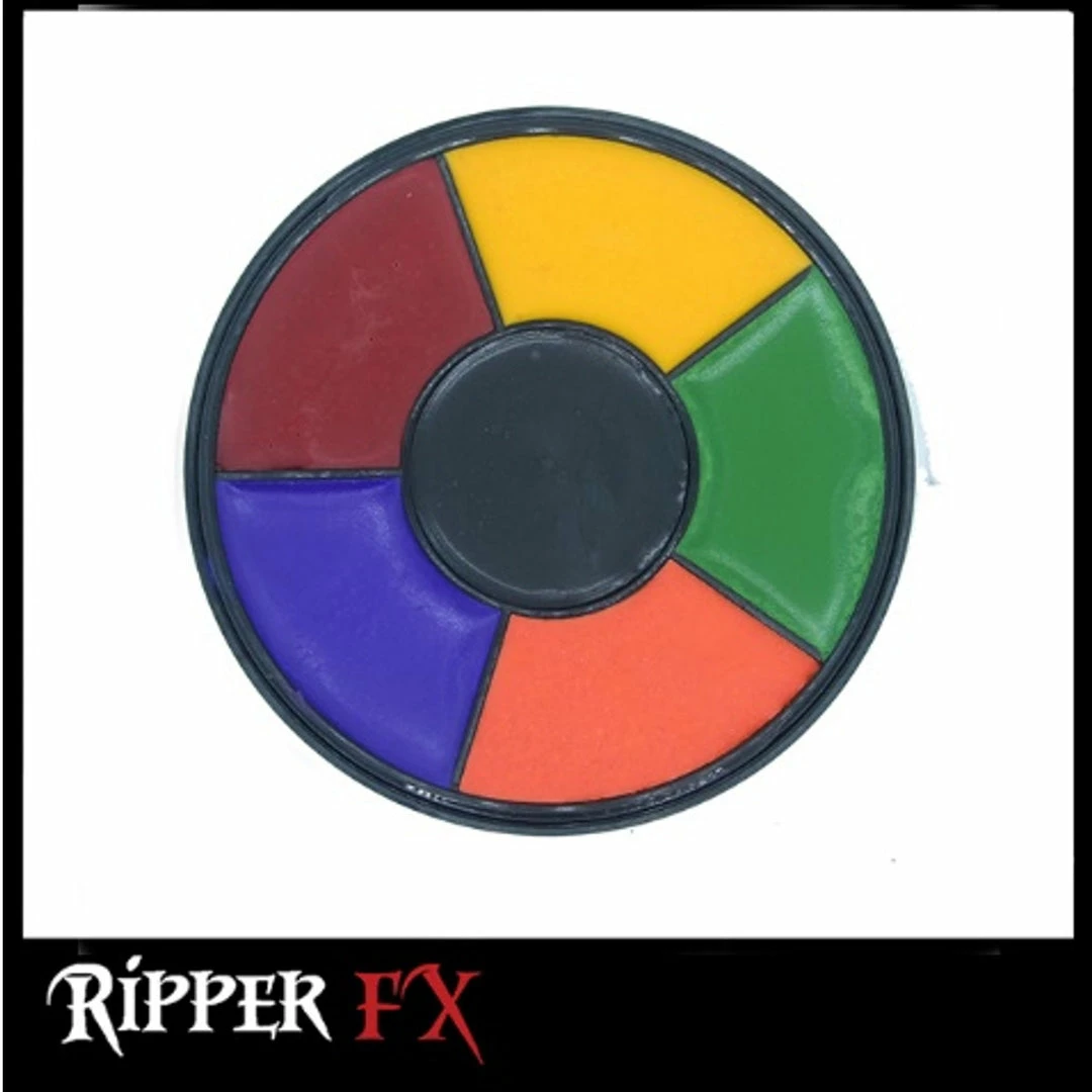 Special Effects Makeup Ripper FX Cream Rainbow Wheel 3 Special Effects Makeup Ripper FX Cream Rainbow Wheel