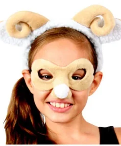 Swedia's Ram/Sheep Headband & Mask Set Animals Accessories