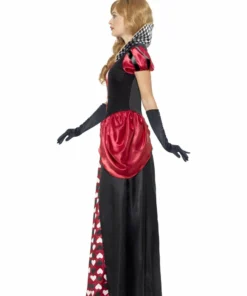 Smiffys Ladiesc Royal Red Queen Ladies Long Costume