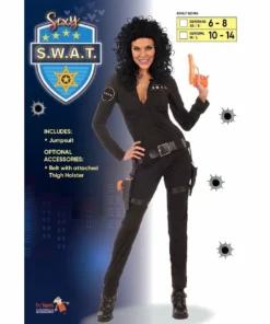 Tomfoolery Ladiesc Sexy SWAT Jumpsuit Ladies - Dr Toms
