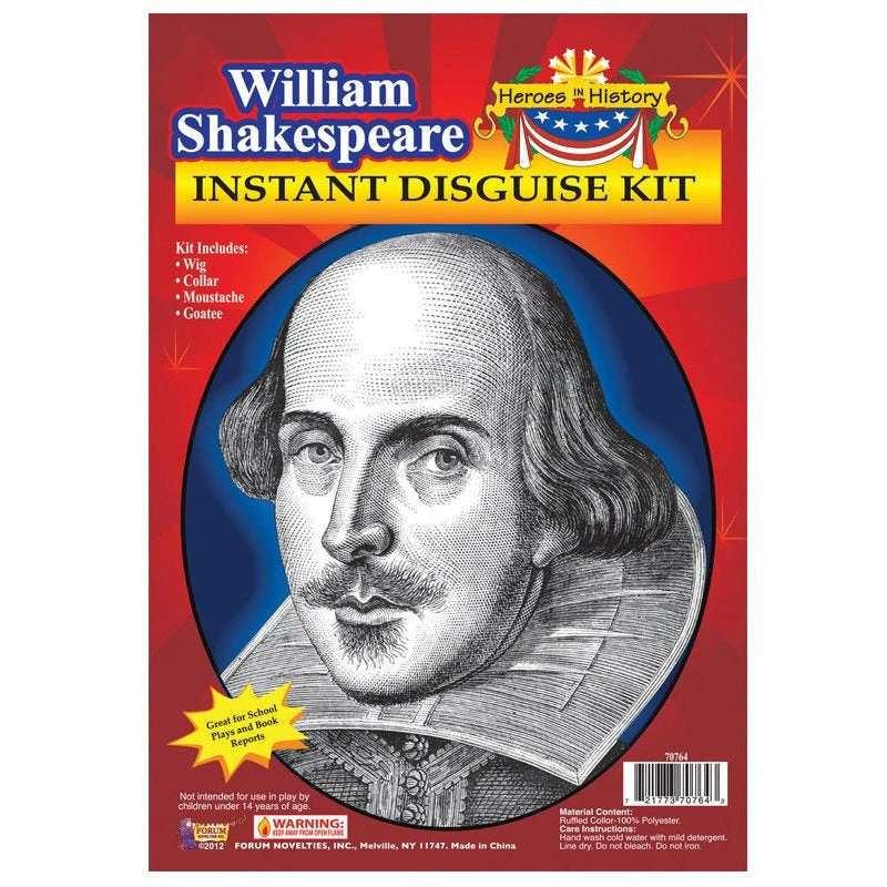 Tomfoolery Shakespeare Wig Mo & Goatee Medieval & Historical 3 Tomfoolery Shakespeare Wig Mo & Goatee Medieval & Historical