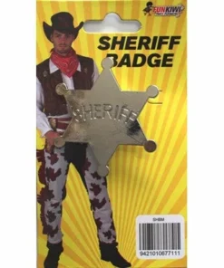 Allen Trading Metal Sheriff Badge Accessoriesc