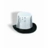 Forum Novelties Silver Sequin Top Hat - Forum