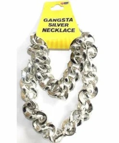 Allen Trading Chunky Silver Chain Necklace 1970's