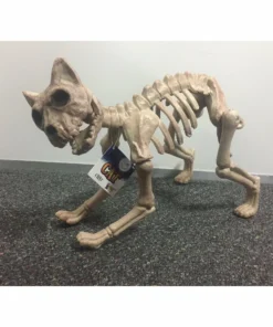 Tomfoolery Skeleton Cat Halloween Decoration Prop Props
