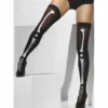Smiffys Skeleton Print Thigh High Stockings