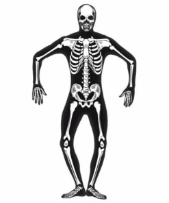 Smiffys Halloween & Horror Skeleton 2nd Skin Glow In Dark - Adult