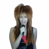 Carnival Products 1980's Spiky Vamp Wig-Orange