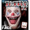 Carnival Products Tinsley FX Full Face Temp Tattoo - Clown Face