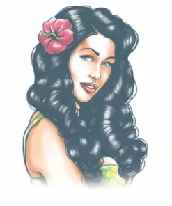 Carnival Products Tinsley FX Temp Tattoo - Aloha