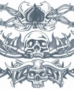 Carnival Products Tinsley FX Temp Tattoo Body Band - Reaper