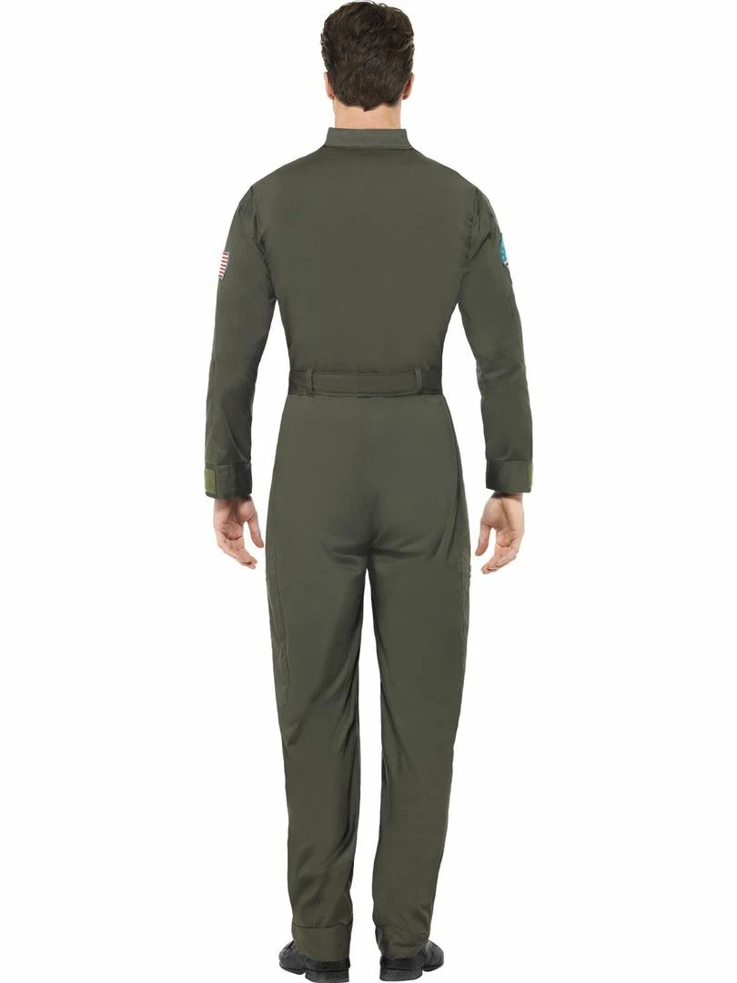 Smiffys Around The World Top Gun Deluxe Male Costume 5 Smiffys Around The World Top Gun Deluxe Male Costume