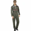 Smiffys Around The World Top Gun Deluxe Male Costume