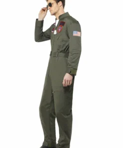 Smiffys Around The World Top Gun Deluxe Male Costume