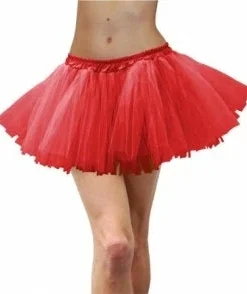Swedia's 1980's Tulle Tutu Adult - Red