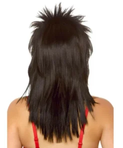 Tomfoolery Unisex Rockstar Wig - Black - Leg Avenue 7 Tomfoolery Unisex Rockstar Wig - Black - Leg Avenue