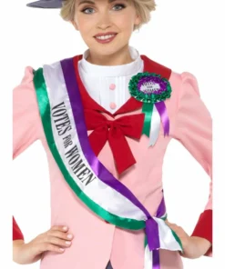 Smiffys Victorian Suffragette Kit For Women & Girls