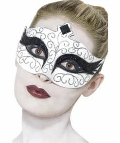 Smiffys Accessoriesc Ladies Black Swan Mask
